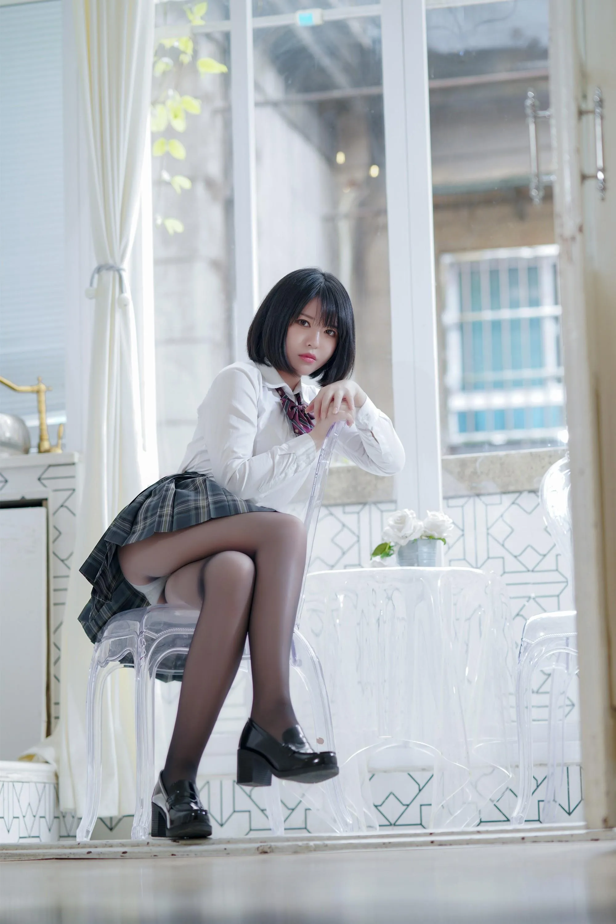 半半子 – NO.46 彼女の制服姿が好き [54P]插图4